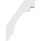 Ekena Millwork 5"W x 10"D x 14"H Standard Aspen Architectural Grade PVC Knee Brace BRCP05X10X14ASP - alternate 2